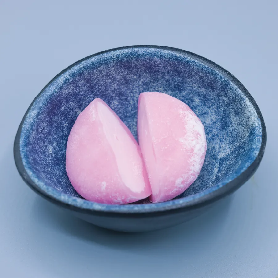 Strawberry mochi.
